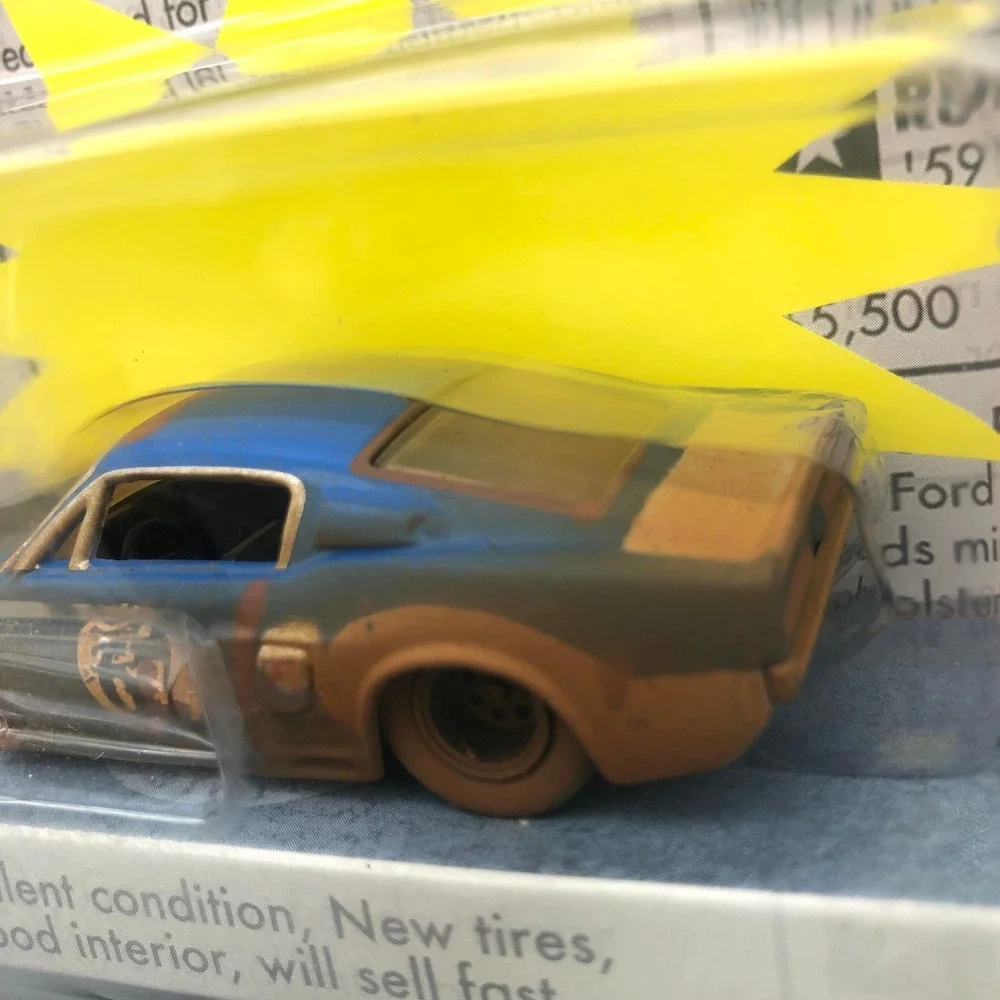 Jada Toys For Sale 1967 67 Shelby GT-500 Rusty Blue 1/64 Diecast Car Rubber Tire